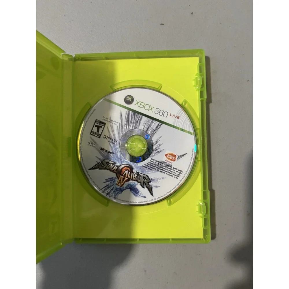 Soul Calibur IV (Microsoft Xbox 360, 2008) Used Great Condition. No Manual